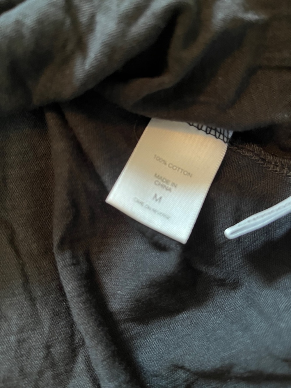 NY&C Soho Black Notch Neck Tee - Women’s M Cotton Soft Lightweight Top - NWT - Picture 5 of 9
